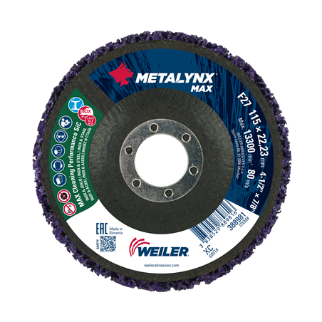 115mm 'Metalynx Max' Clean Non-Woven Discs (2)