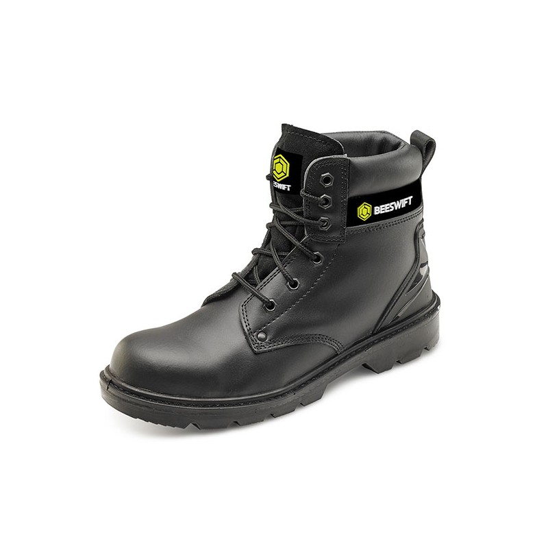 CLICK 6 EYELET BOOT MS BLACK
