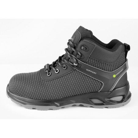 HIMLEY COMPOSITE MID CUT BLACK TPU TEK SAFETY BOOT S3S