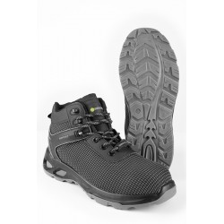 HIMLEY COMPOSITE MID CUT BLACK TPU TEK SAFETY BOOT S3S