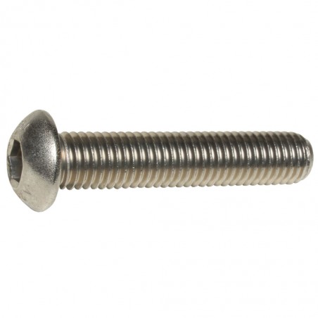 M4 x 30 A2 Stainless Dome Head Screws (ISO 7380)