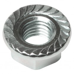 M8 A2 Stainless Serrated Flange Nuts (DIN 6923)
