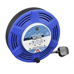 Masterplug 4 Gang 240v 12mtr Extension Reel (13amp)